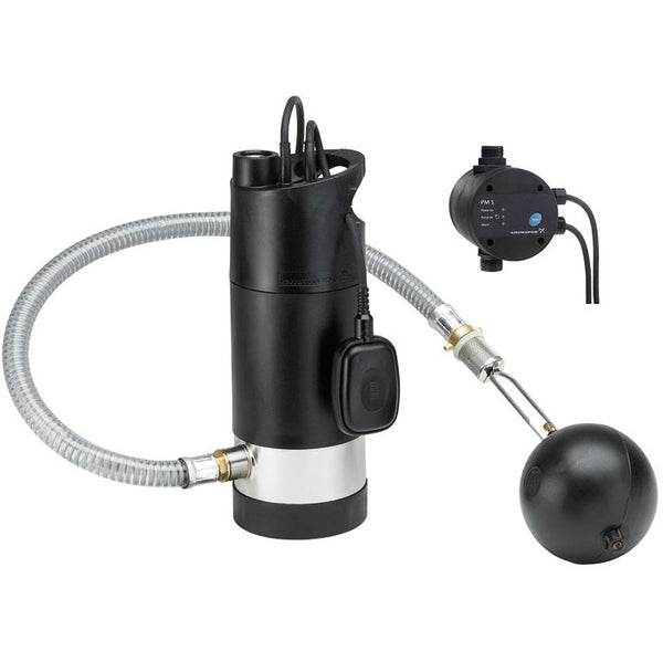 SUBMERSIBLE PUMP SB BOOSTERPACK 3-45AW + ELECTR. PRESSURE SWITCH + FLOAT + 15M CABLE + FLOATING SUCTION KIT / 97904043 